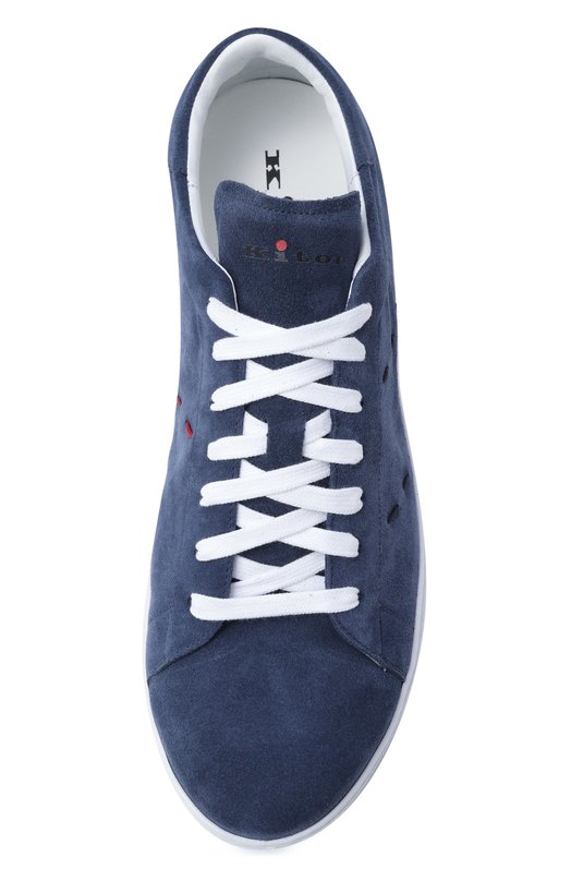 Замшевые кеды Kiton USSA068N0130202 Синий  USSA068N0130202 Фото 6