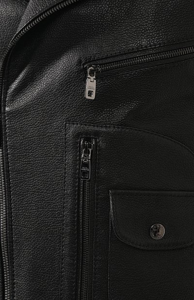 Кожаная косуха DOLCE & GABBANA, арт. G9NI8L/HULB0, фото 5