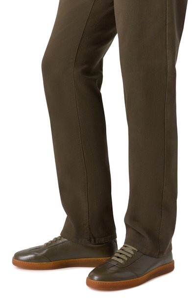Кожаные кеды CORNELIANI, арт. 26TM60-2620933, фото 3