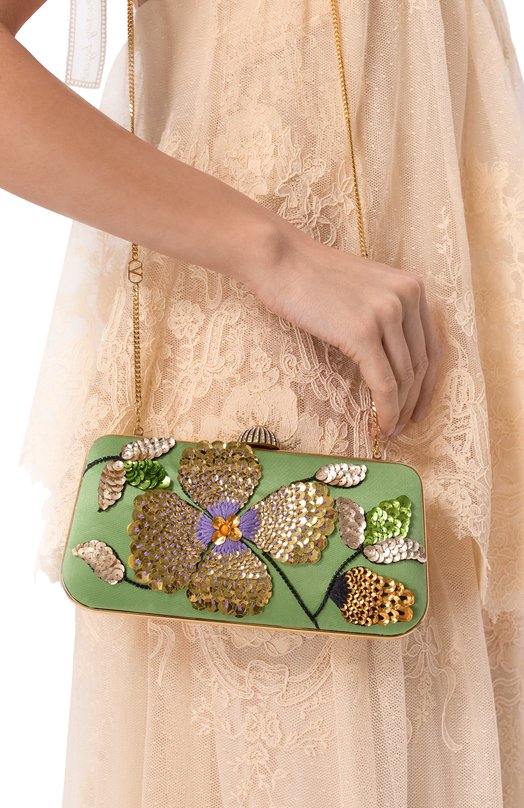 Клатч Carry Secrets Valentino 8W2B0S02/IGD Зелёный  8W2B0S02/IGD Фото 2