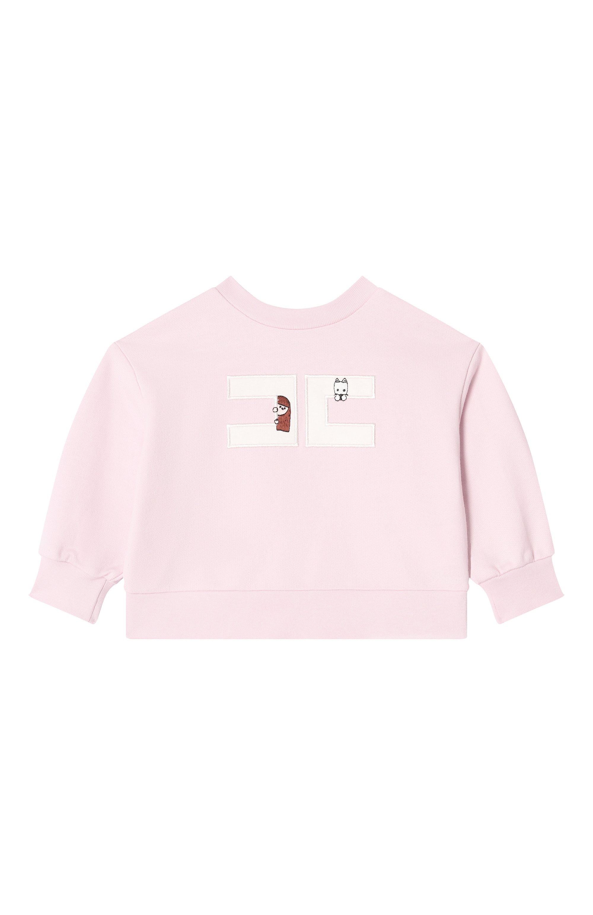 Хлопковый свитшот ELISABETTA FRANCHI LA MIA BAMBINA, арт. EGFE0510/FF002, фото 1