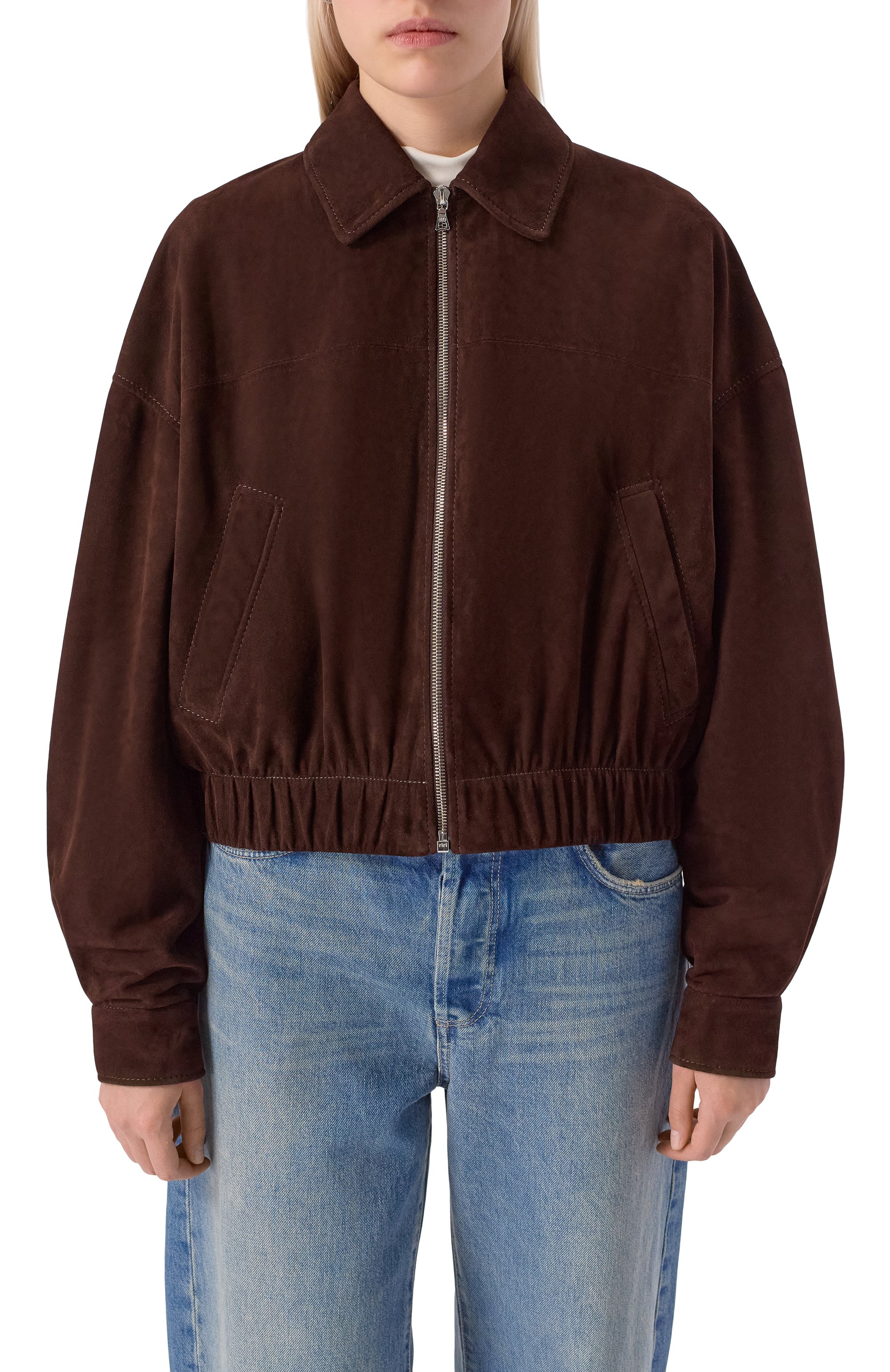 Замшевый бомбер MASLOV, арт. MZK07, фото 3