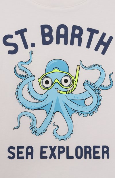 Хлопковая футболка MC2 SAINT BARTH, арт. STBK TSHIRT B0Y/TSH0001/02193F, фото 3