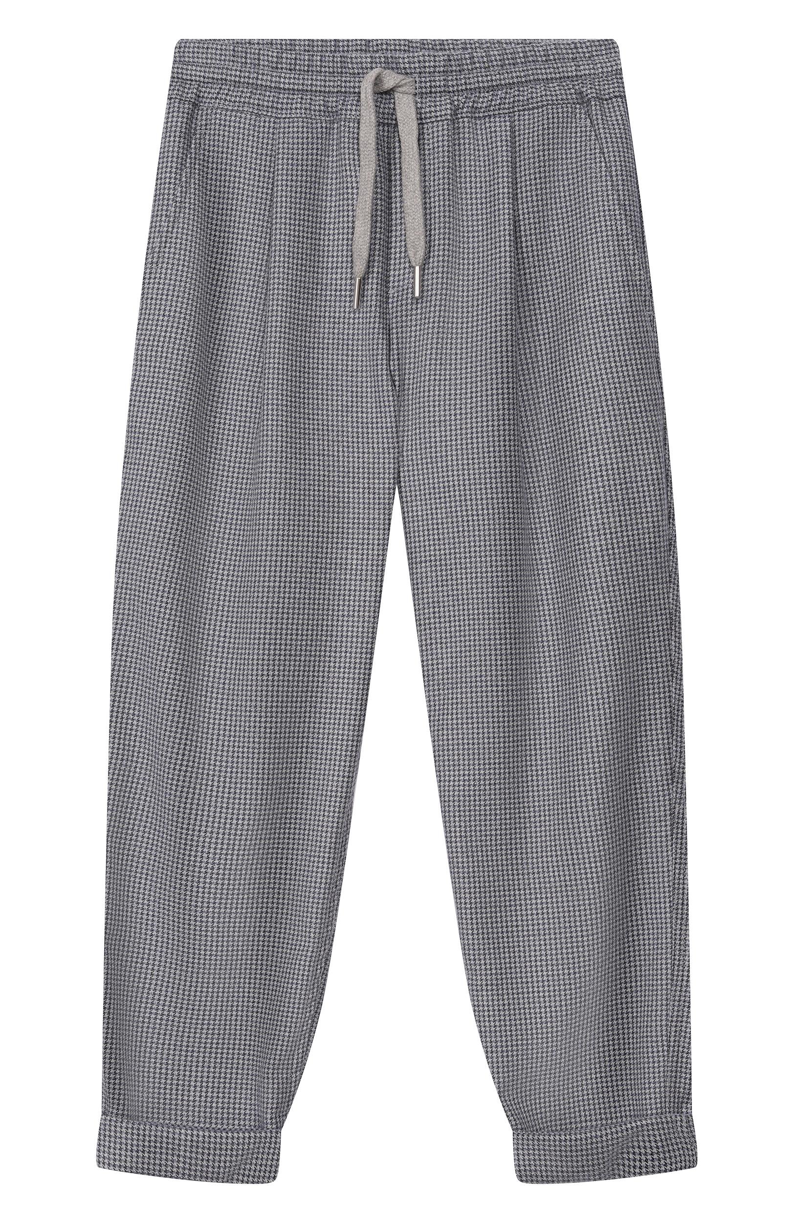Брюки из кашемира и шелка BRUNELLO CUCINELLI, арт. BV426P503A, фото 1