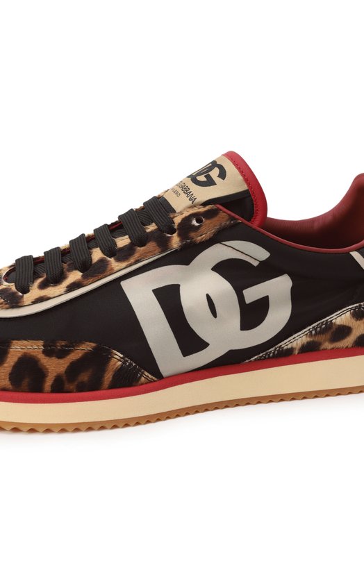 Комбинированные кроссовки DG Cushion Dolce & Gabbana CS2288/A6C75 Леопардовый  CS2288/A6C75 Фото 7