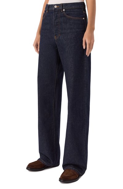 Джинсы presta DRIES VAN NOTEN синего цвета по цене 56350 руб., арт. 130910/4400, фото 3 Джинсы presta DRIES VAN NOTEN, арт. 130910/4400, фото 3