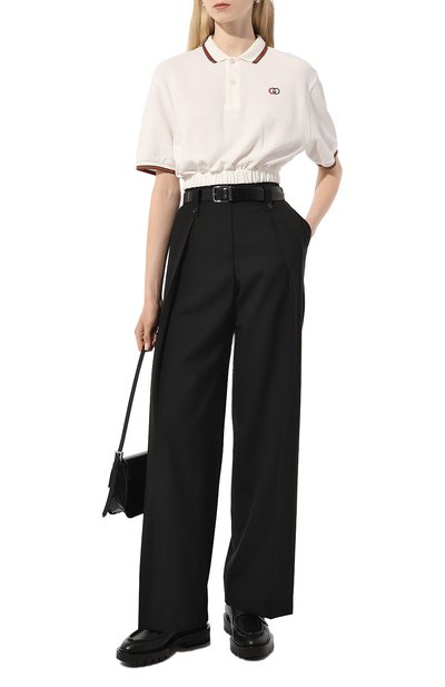 Хлопковое поло GUCCI, арт. 717419/XJEV0, фото 2