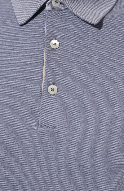 Хлопковое поло ZEGNA, арт. UC394A6/C739, фото 5