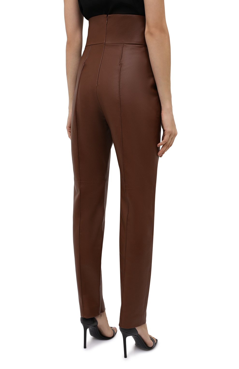 Кожаные брюки ALEXANDRE VAUTHIER, арт. 203LPA1100 0404, фото 4