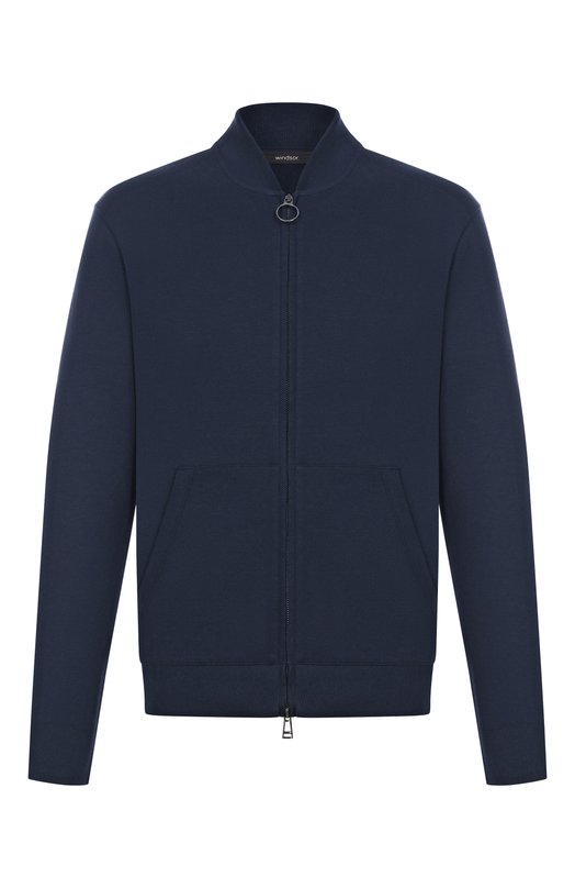 Толстовка из хлопка и кашемира Windsor 13 FL0RIN0-J 10019835/30047342 Синий 13 FL0RIN0-J 10019835/30047342