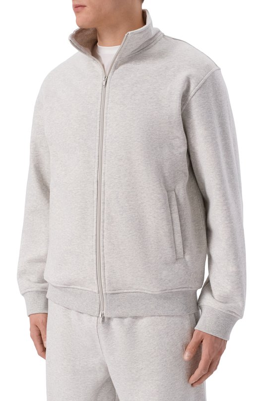 Хлопковая толстовка 12 STOREEZ 135786 Серый  135786 Фото 3