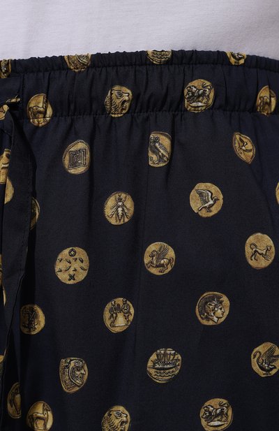 Хлопковые домашние брюки DEREK ROSE темно-синего цвета по цене 18600 руб., арт. 3564-LEDB071, фото 5 Хлопковые домашние брюки DEREK ROSE, арт. 3564-LEDB071, фото 5