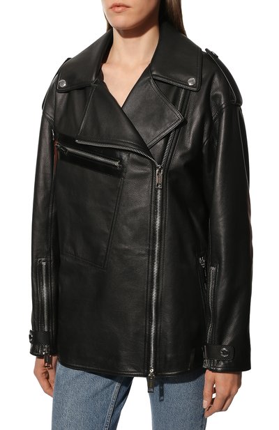 Кожаная куртка BURBERRY, арт. 8038999, фото 3