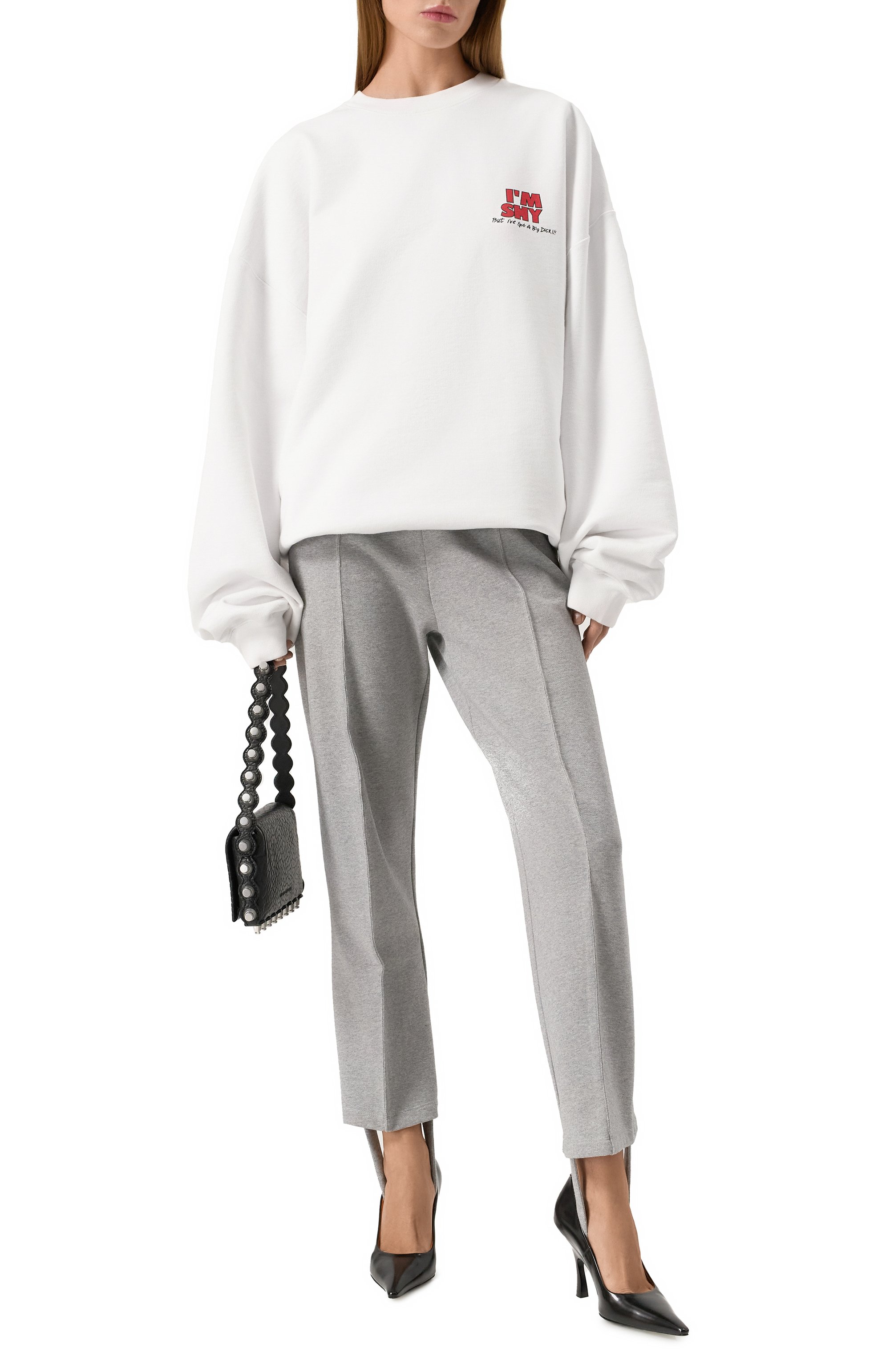 Хлопковый свитшот VETEMENTS, арт. UA66CW620W, фото 6