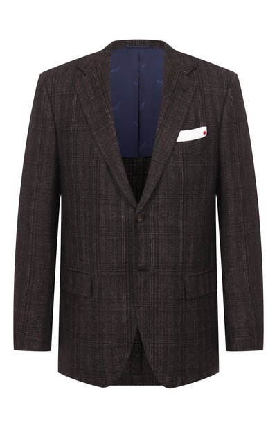 Мужской пиджак из кашемира и шелка KITON, арт. UG81K01T73