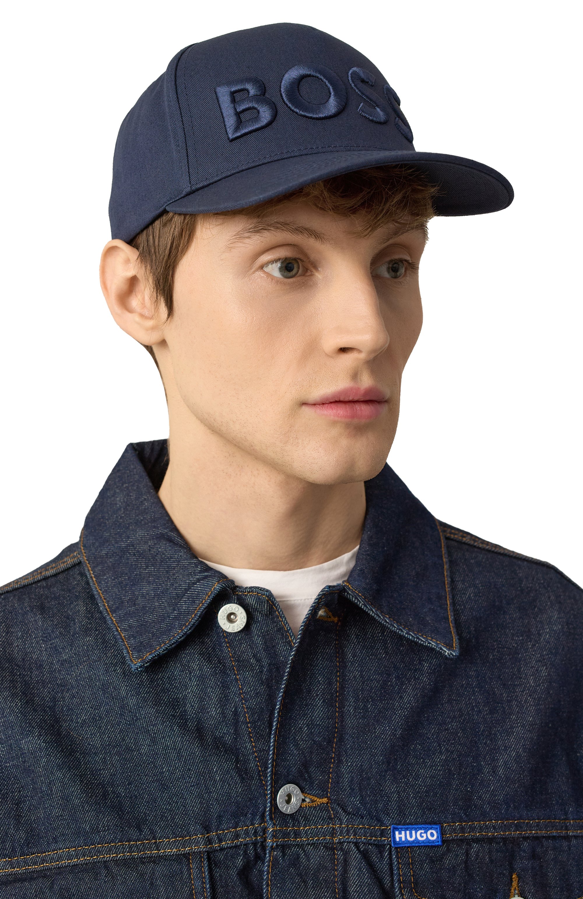 Хлопковая бейсболка BOSS, арт. 50536482, фото 2