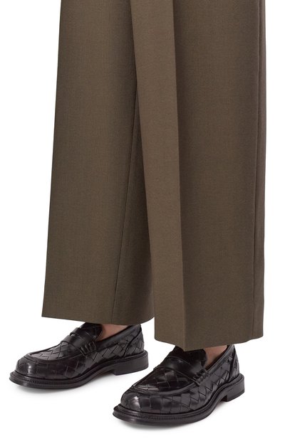 Женские кожаные пенни-лоферы james BOTTEGA VENETA, арт. 855210/VBPB0