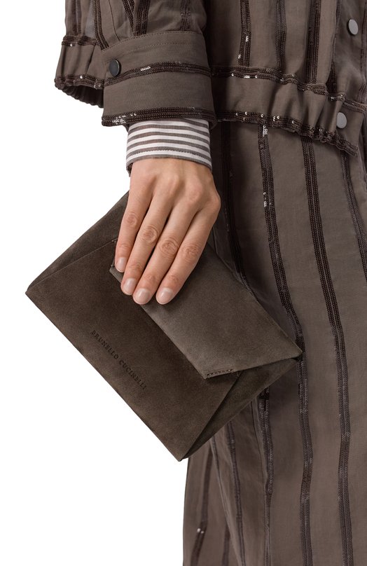 Клатч BC Duo Brunello Cucinelli MWDLD2722P Коричневый  MWDLD2722P Фото 2