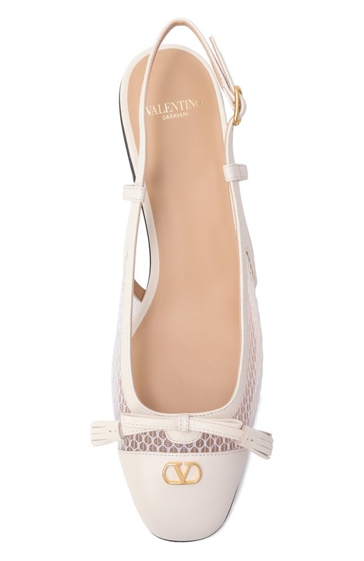 Комбинированные туфли Valet Du Roi Valentino 8W2S0MH0/PDY Кремовый  8W2S0MH0/PDY Фото 6