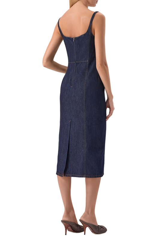 Джинсовое платье Dries Van Noten 252-011078-2381 Синий  252-011078-2381 Фото 4