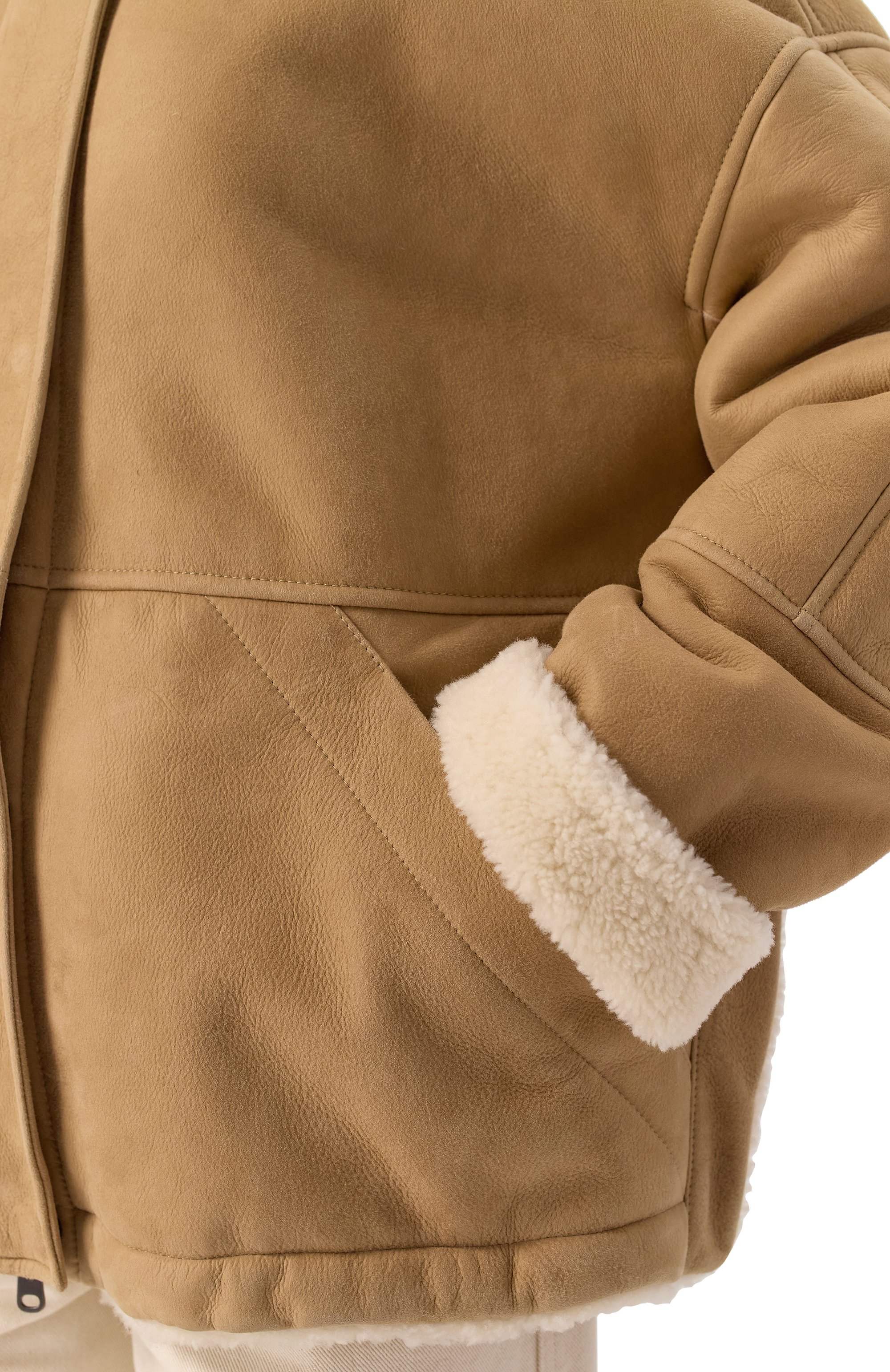 Двусторонняя дубленка из овчины BRUNELLO CUCINELLI, арт. MPMCM7995, фото 5