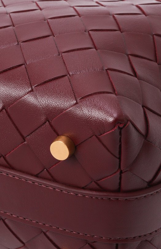 Сумка Wallace mini Bottega Veneta 754443/V3IV1 Бордовый  754443/V3IV1 Фото 3