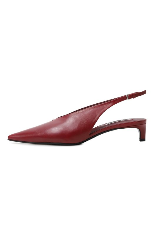 Кожаные туфли Jil Sander J15WP0128/P8226 Бордовый  J15WP0128/P8226 Фото 4
