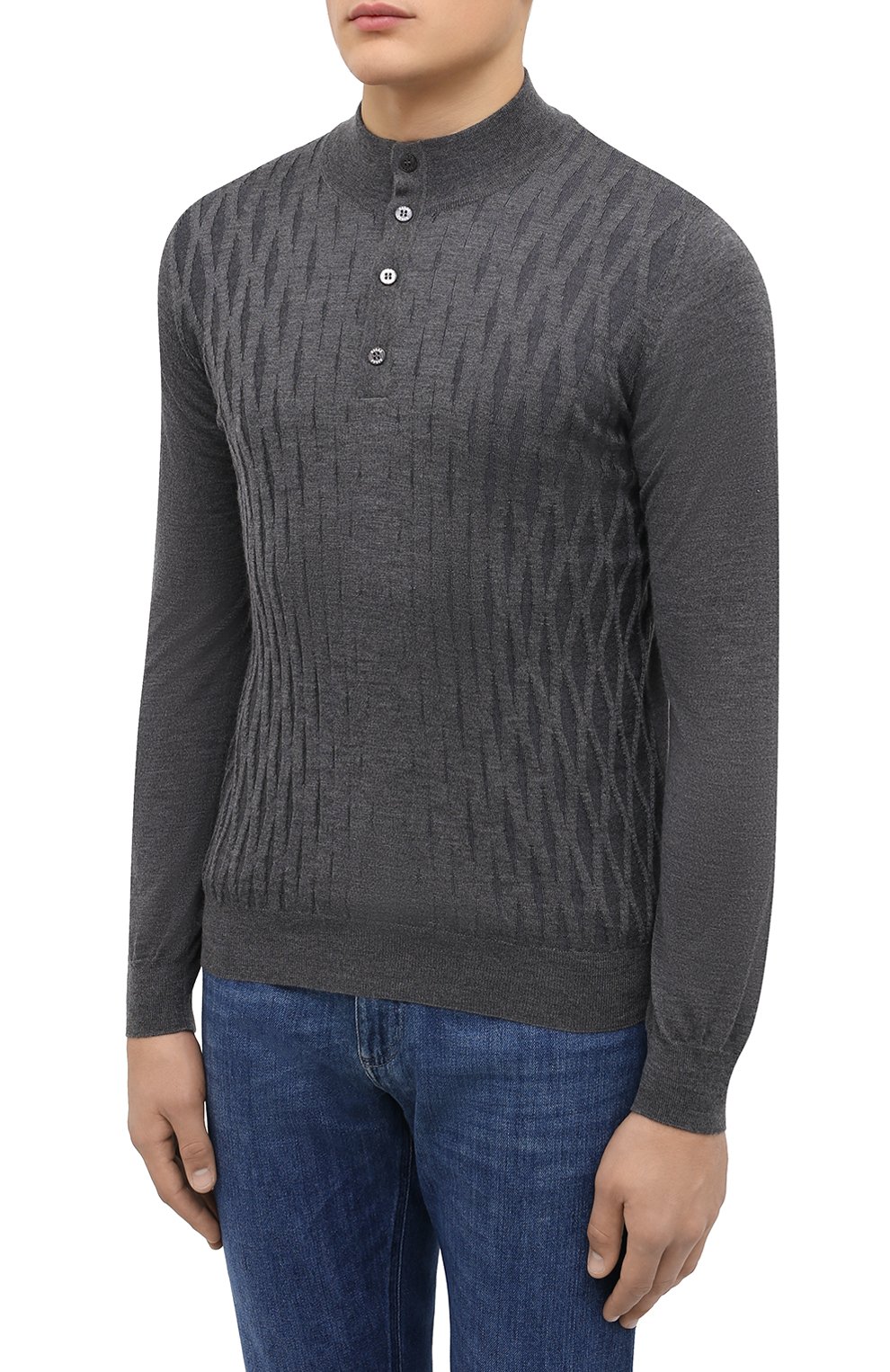 Джемпер из кашемира и шелка ZILLI, арт. MBW-CB113-L0SC1/ML02/AMIS, фото 3