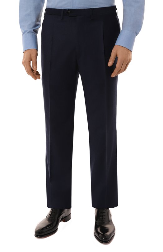 Шерстяной костюм Kiton UA81K0101E20 Синий  UA81K0101E20 Фото 6