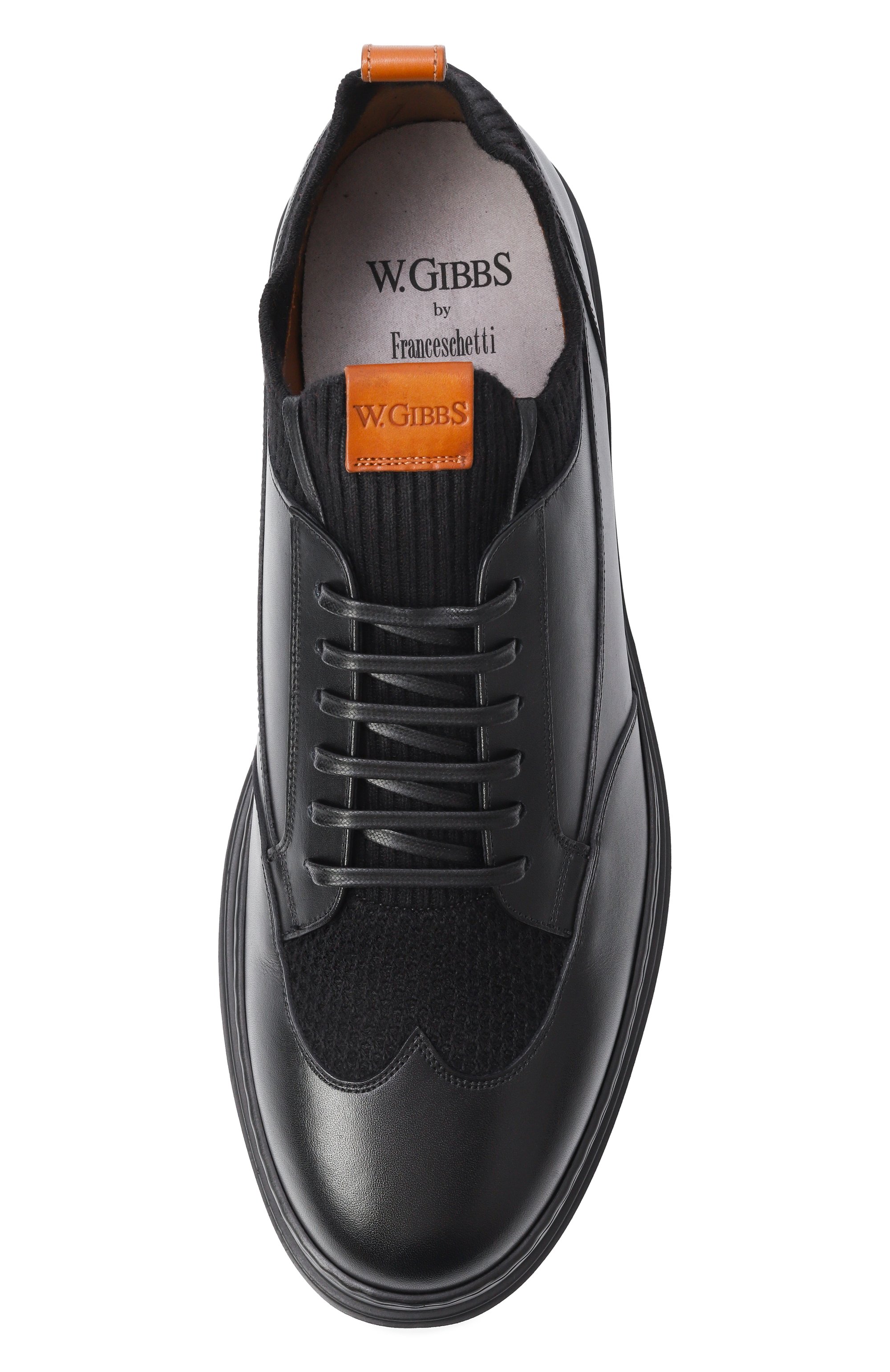 Кожаные кеды W.GIBBS, арт. 0325012/VIT. DEC0, фото 6