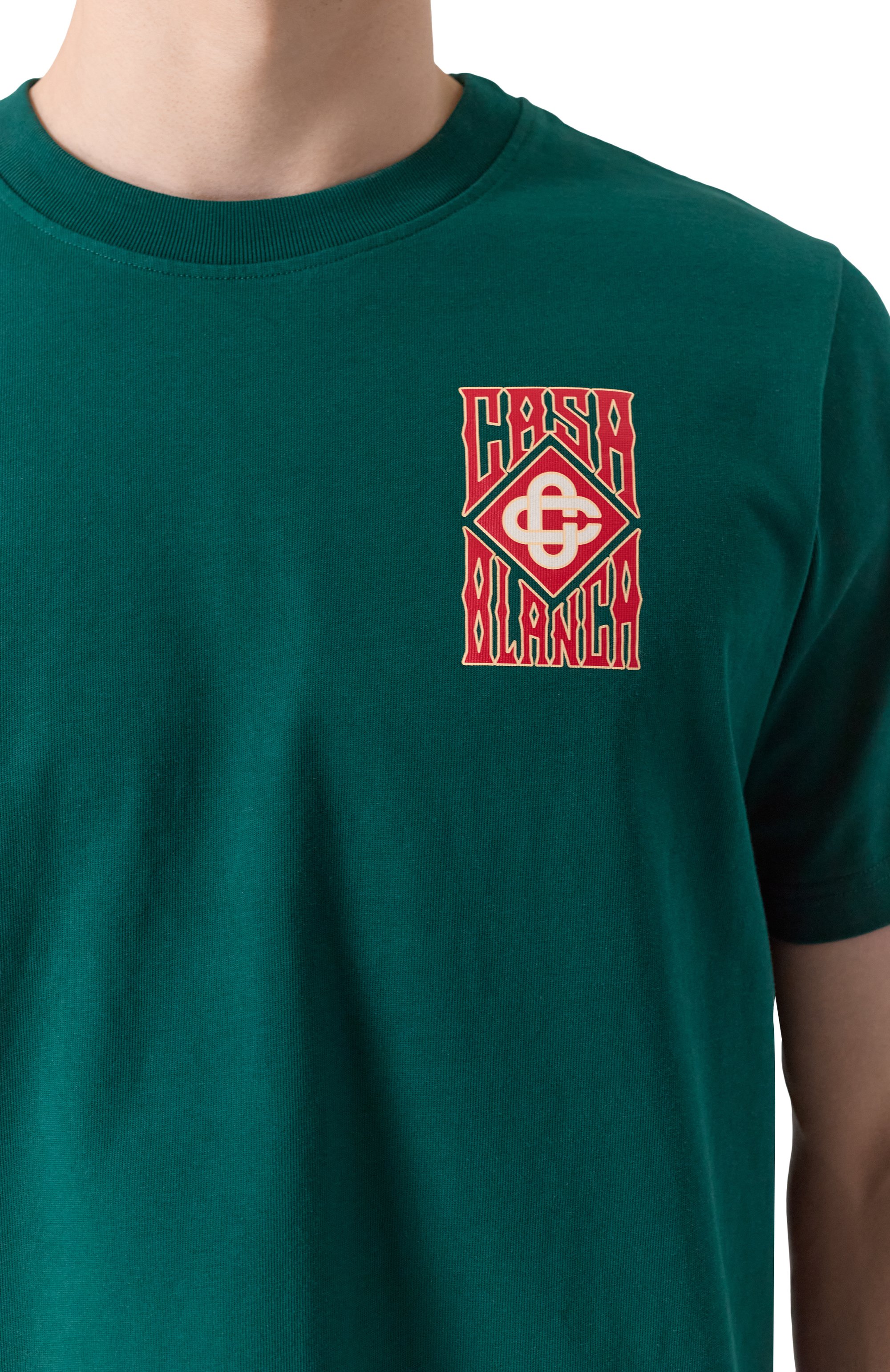 Хлопковая футболка CASABLANCA, арт. MS25JTS00106, фото 5