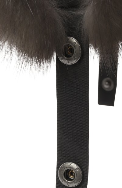 Шапка-ушанка antistorm с мехом соболя BLACK SABLE, арт. BS-MНASP-EB, фото 3