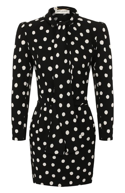 Женское платье из вискозы SAINT LAURENT, арт. 581769/Y355V
