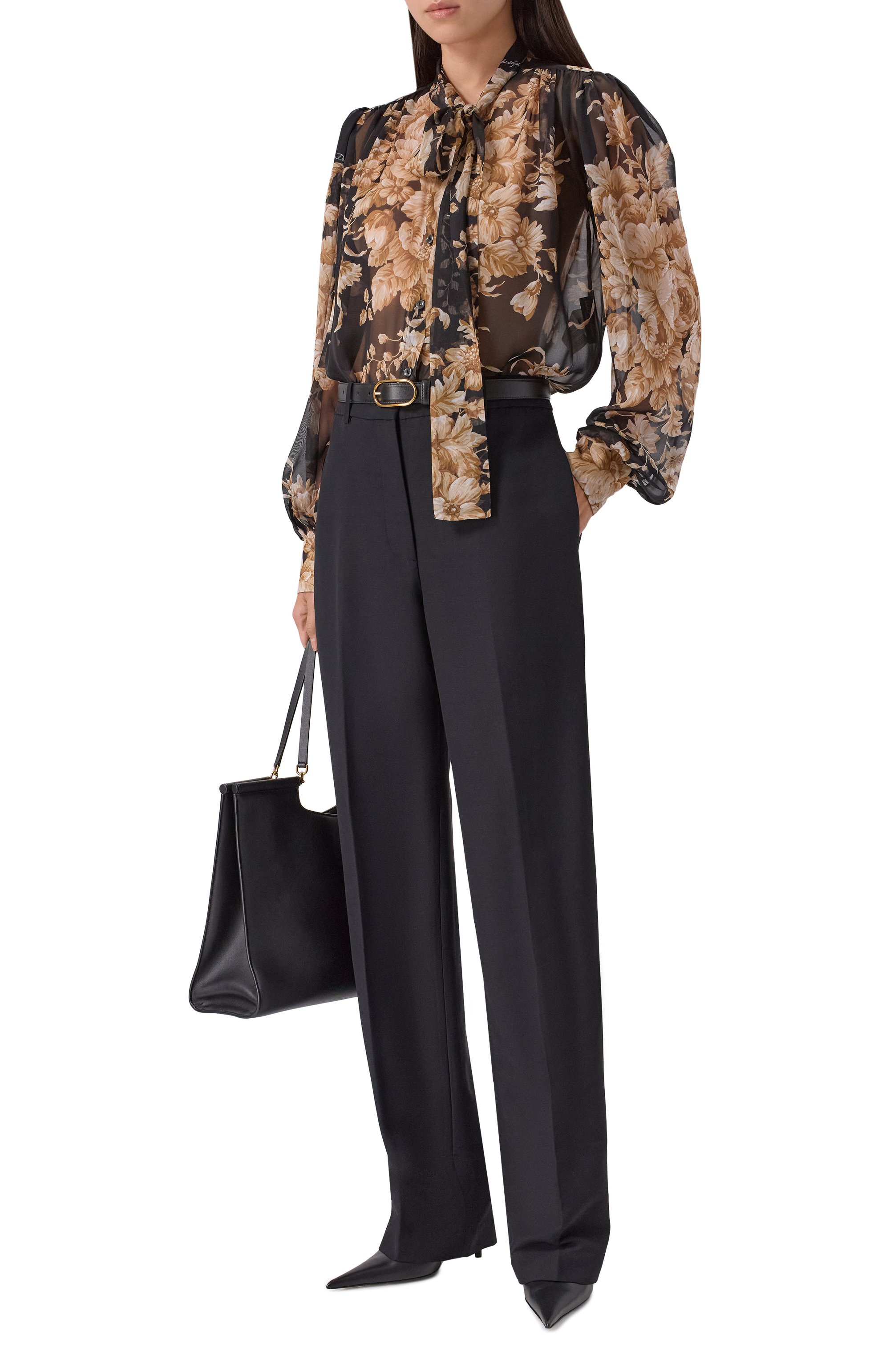 Шелковая блузка DOLCE & GABBANA, арт. F5J57T/IS1Z0, фото 2