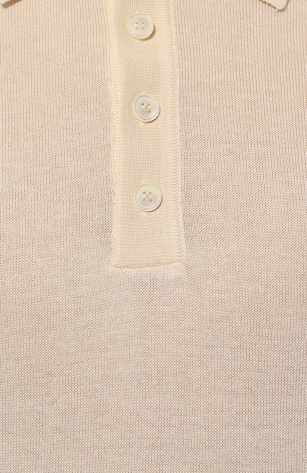 Шелковое поло DANIELE FIESOLI кремового цвета по цене 24900 руб., арт. DF0416, фото 5 Шелковое поло DANIELE FIESOLI, арт. DF0416, фото 5