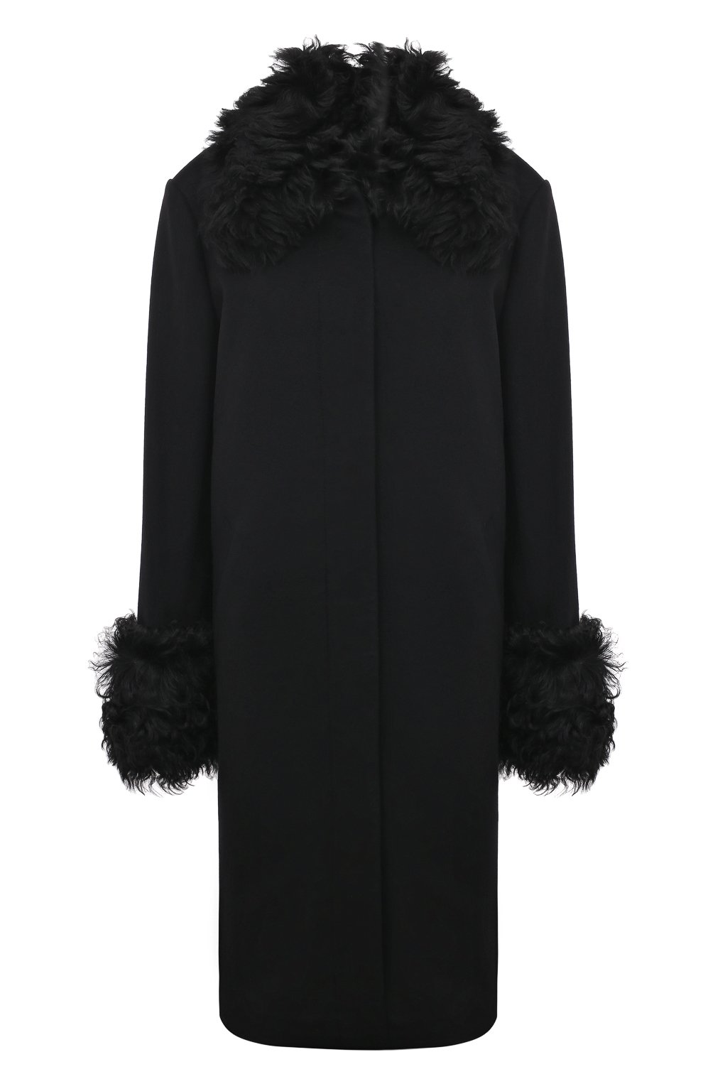 Шерстяное пальто LUDA NIKISHINA, арт. CT/TOE/black/warm, фото 1