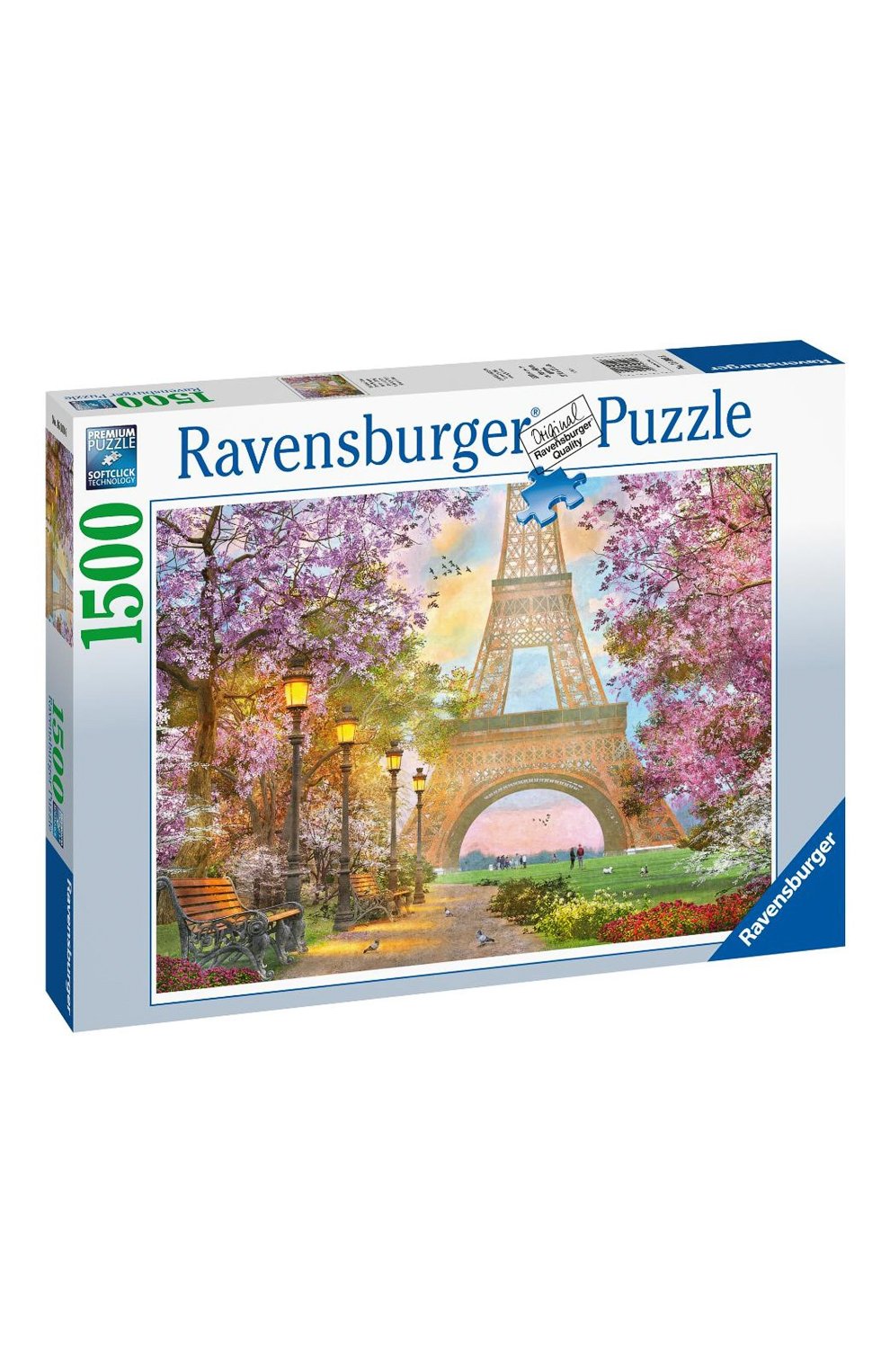 Пазл романтика парижа 1500 деталей RAVENSBURGER, арт. 16000, фото 2