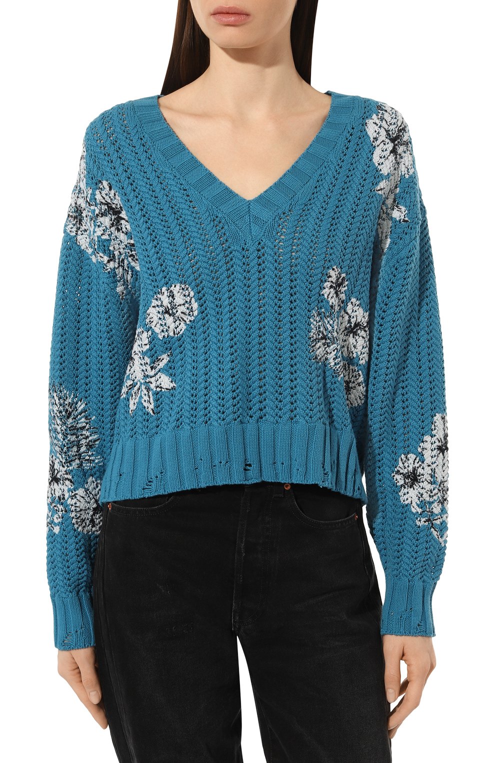 Хлопковый свитер PINKO, арт. 101131-A00V, фото 3