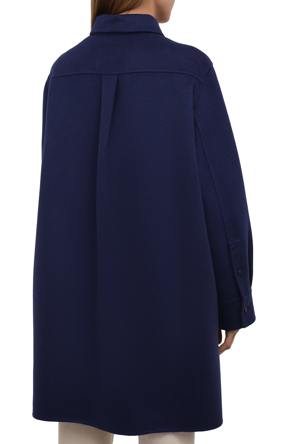 Пальто из шерсти и кашемира MANZONI24, арт. 21M379-DB1/48-52, фото 4