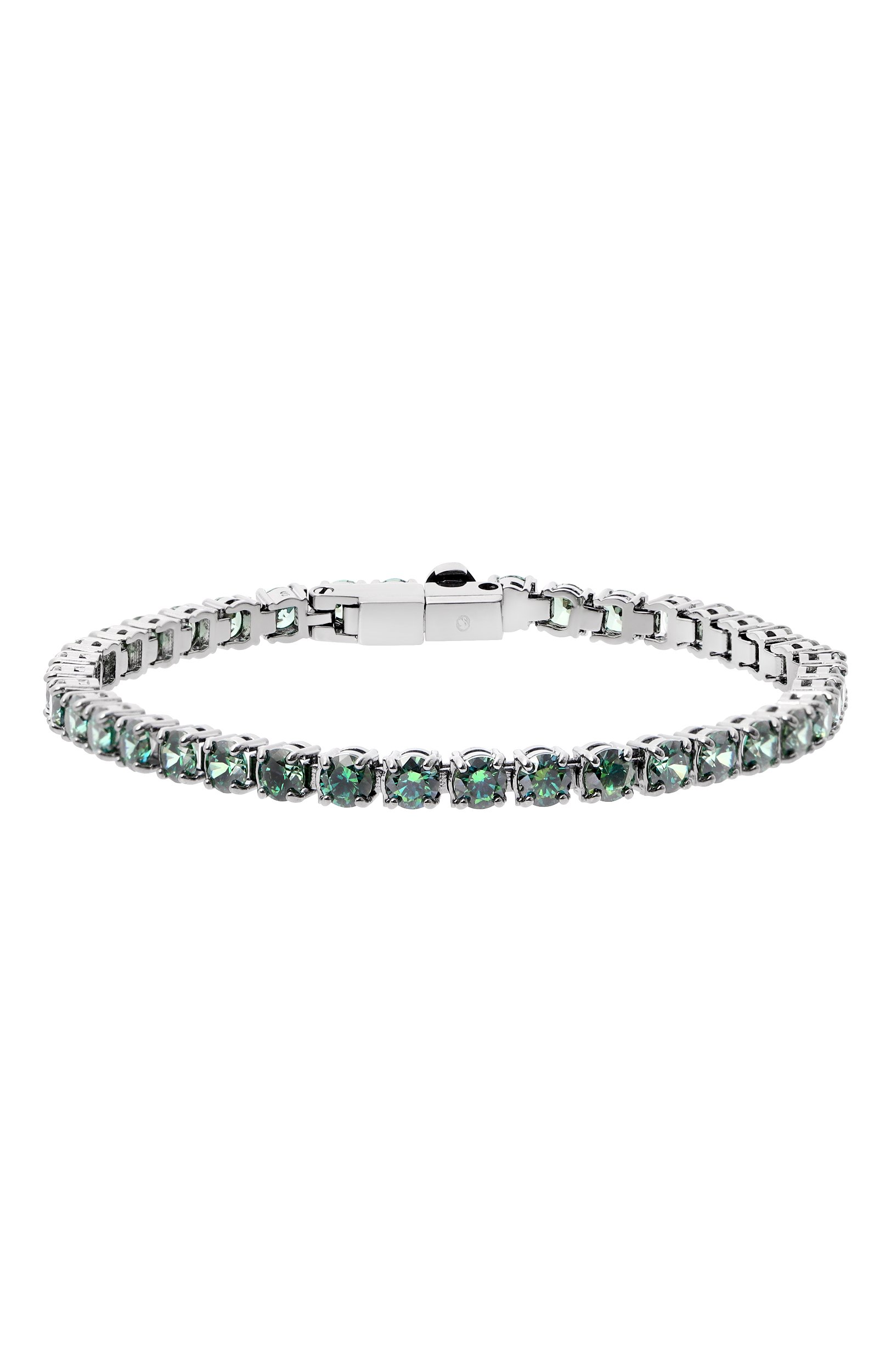 Браслет matrix tennis SWAROVSKI зеленого цвета по цене 29950 руб., арт. 5743444, фото 1 Браслет matrix tennis SWAROVSKI, арт. 5743444, фото 1