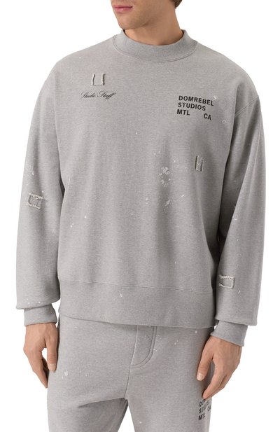 Хлопковый свитшот DOMREBEL, арт. M STAFF SWEATSHIRT, фото 3
