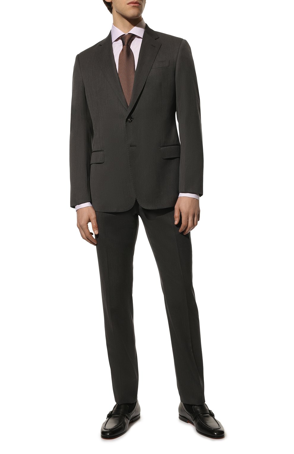 Хлопковая сорочка ZEGNA, арт. 301023/9MS0BA, фото 2