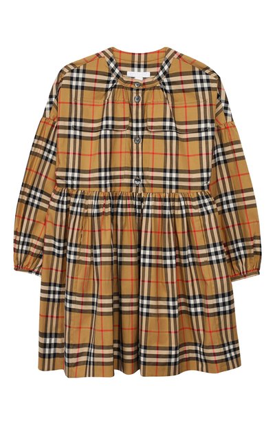 Хлопковое платье BURBERRY, арт. 8003099, фото 1