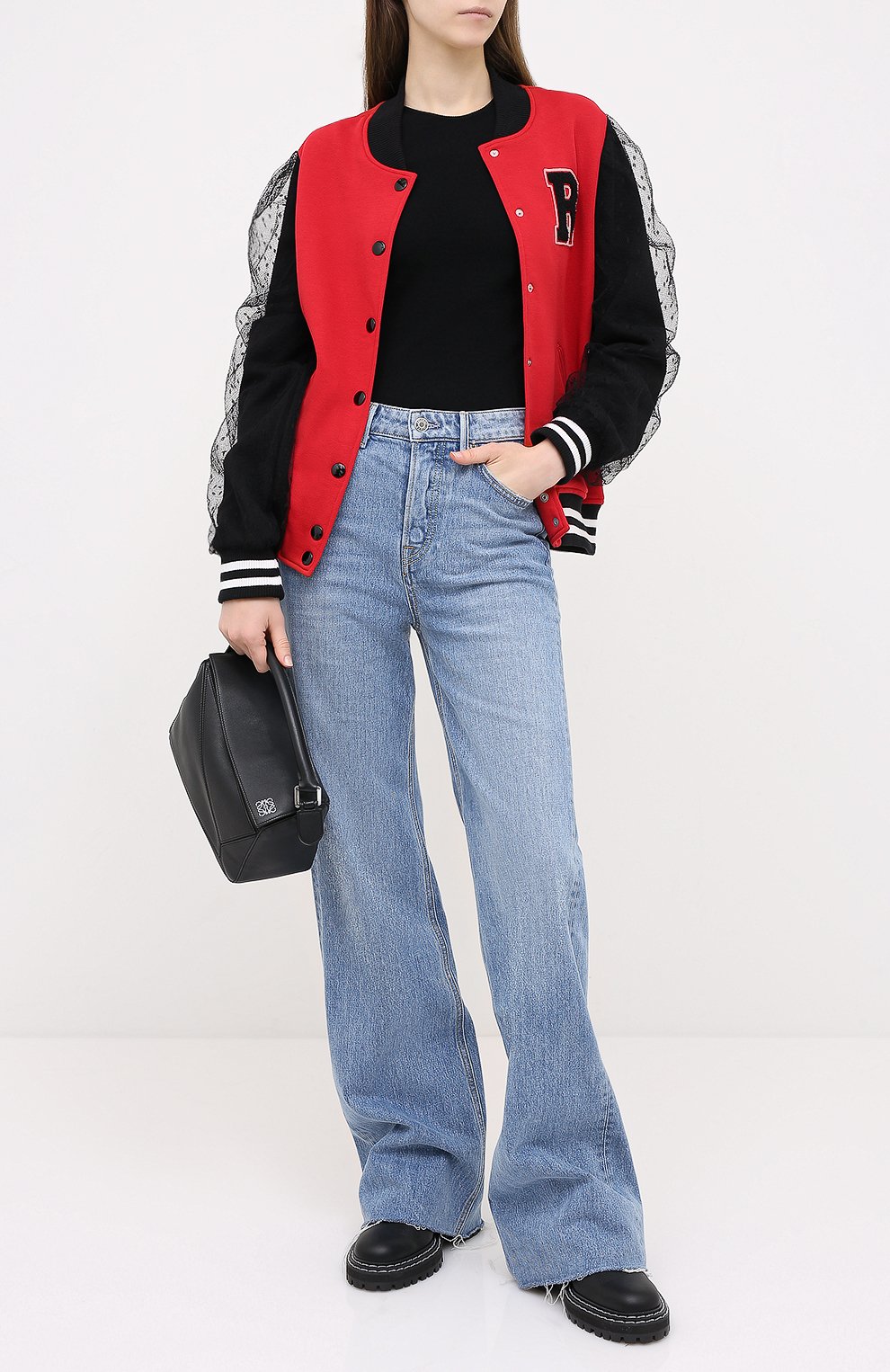Хлопковый бомбер REDVALENTINO, арт. UR3MB00S/5AR, фото 2