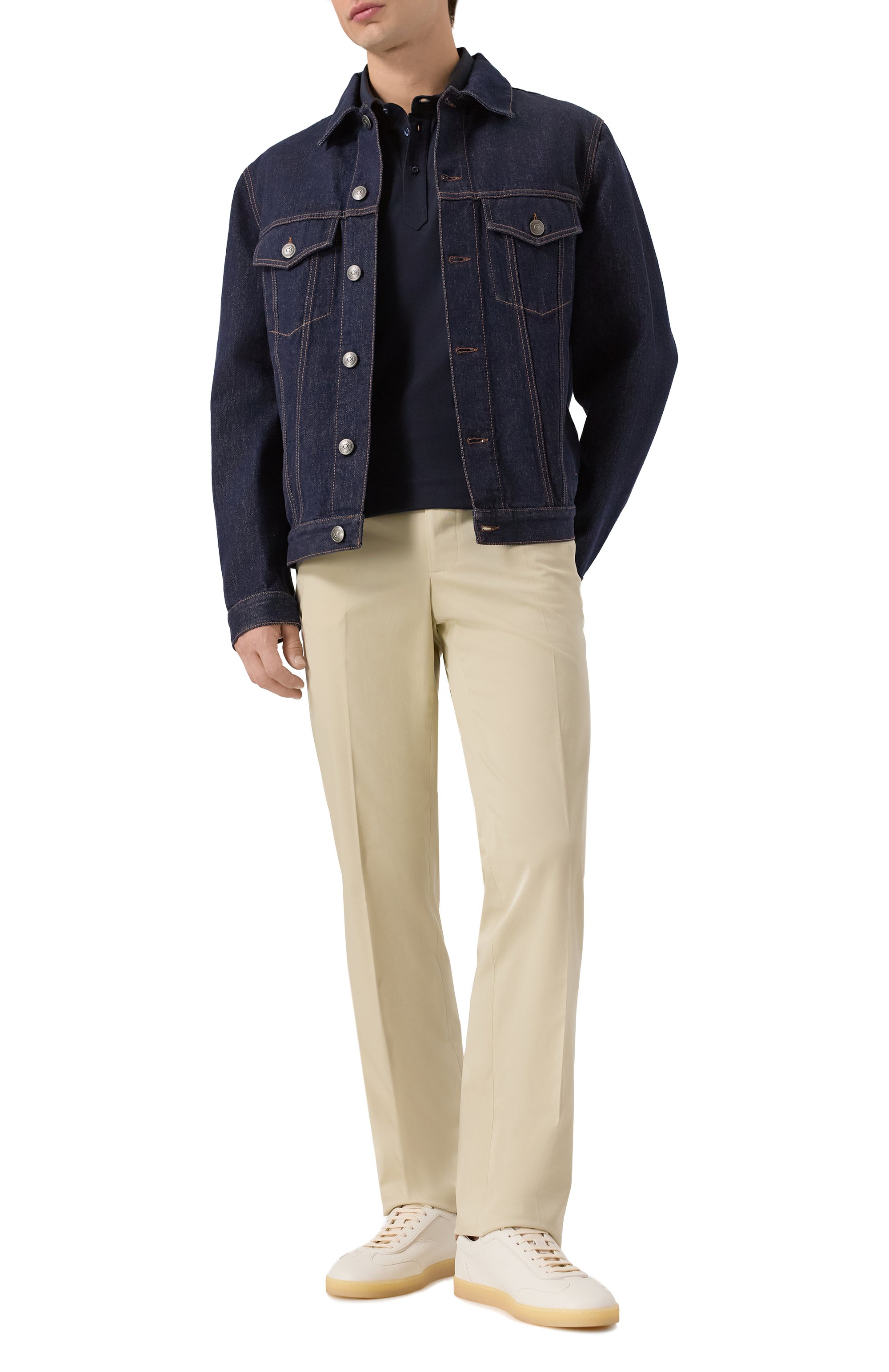 Хлопковое поло BRUNELLO CUCINELLI, арт. M0B133936, фото 2