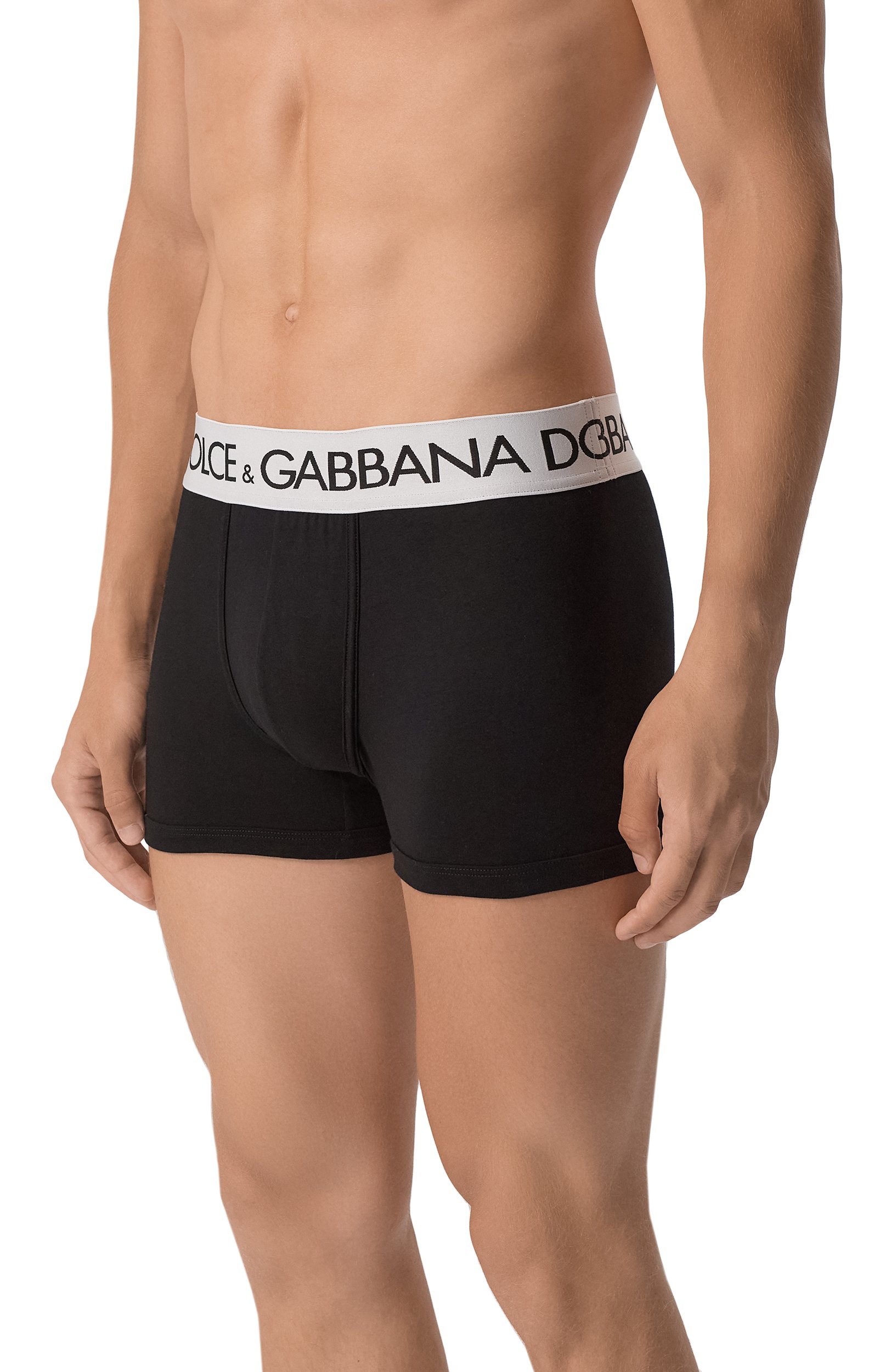 Хлопковые боксеры DOLCE & GABBANA, арт. M4B97J/0NN97_001, фото 2