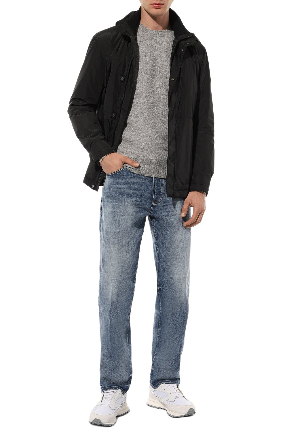 Свитер из шерсти и хлопка BRUNELLO CUCINELLI, арт. MS070B2214, фото 2