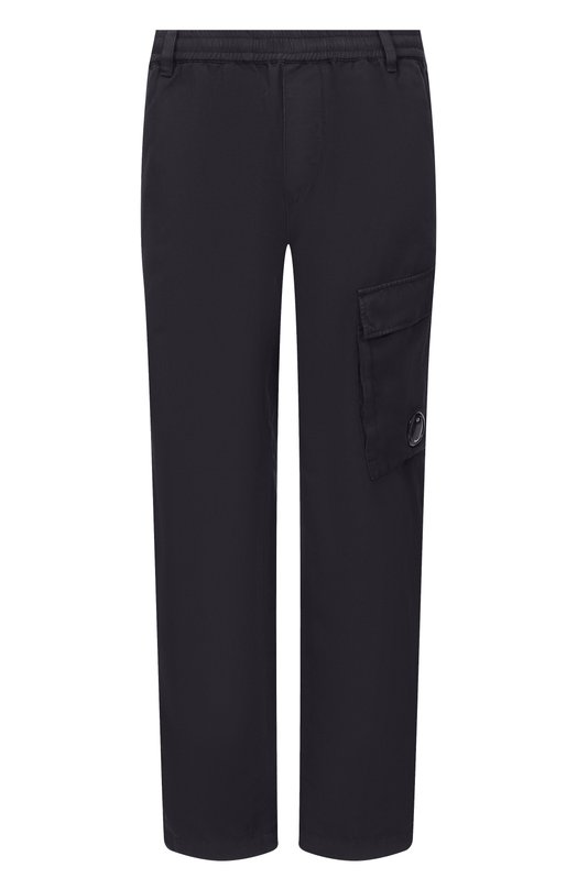 Брюки из хлопка и льна C.P. Company 20CMPA249A/110626G Чёрный 20CMPA249A/110626G