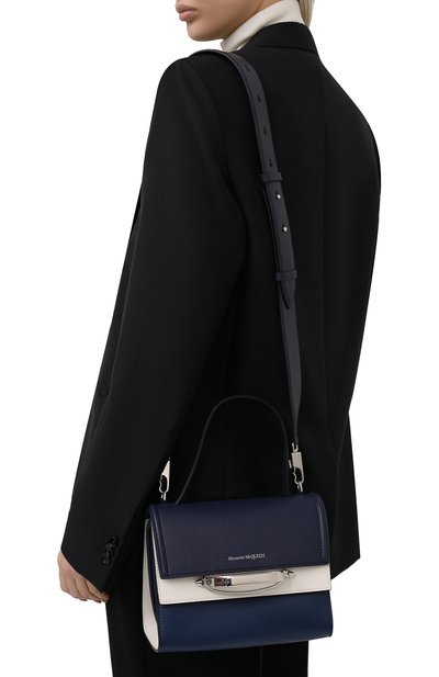 Сумка tall story ALEXANDER MCQUEEN синего цвета по цене 271000 руб., арт. 619746/1LYBB, фото 5 Сумка tall story ALEXANDER MCQUEEN, арт. 619746/1LYBB, фото 5