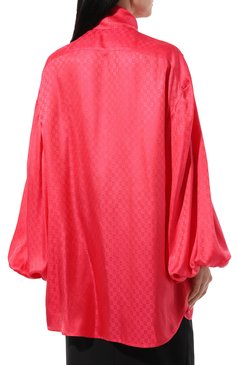 Блузка из шелка и вискозы BALMAIN, арт. BF0HT020SD08, фото 4